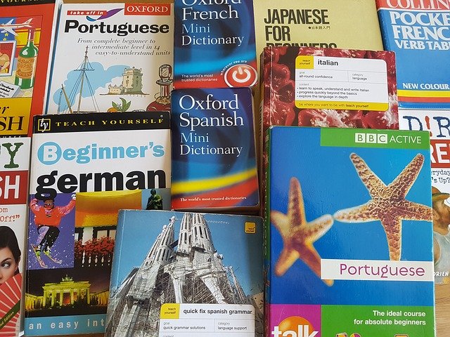 učebnice a slovníky cizích jazyků